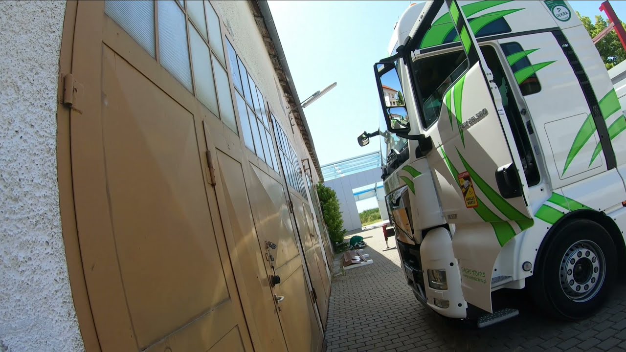 Sachs Trans только утроился. Первый рейс Стажеровка.