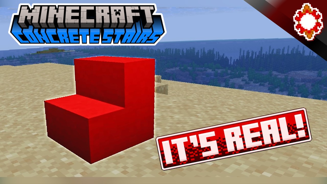 THIS IS NOT A DRILL! - Minecraft 26.3 Snapshot 7 News Maps + Concrete Stairs and Slabs in 4 Minutes