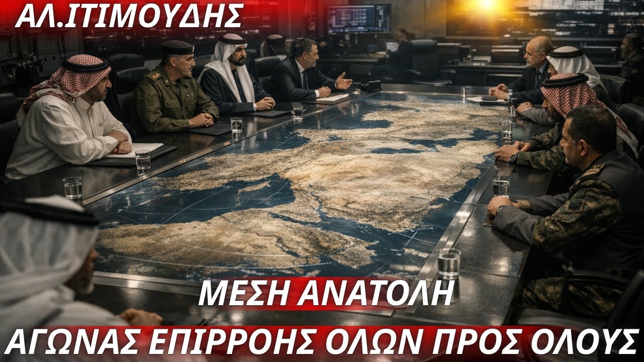 Αλέξανδρος Ιτιμούδης: Μέση Ανατολή-Αγώνας επιρροής όλων προς όλους- Μάχες επικράτησης & ελέγχου