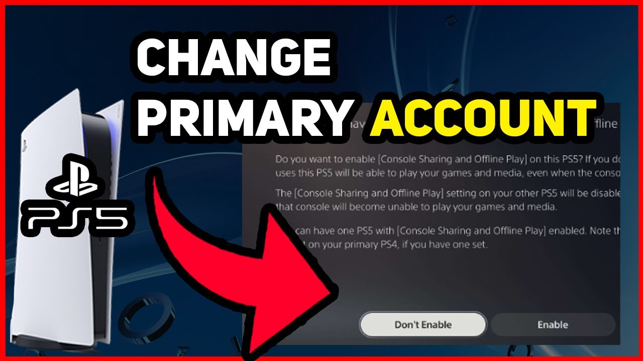PS5 КАК СМЕНИТЬ ОСНОВНУЮ УЧЕТНУЮ ЗАПИСЬ ЛЕГКО НОВОЕ!