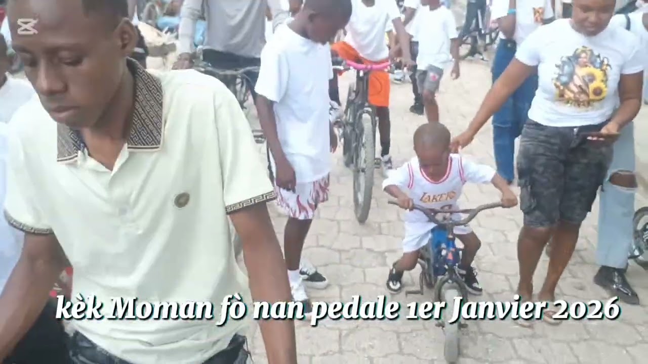 Kèk Moman fò nan pedale 1er Janvier 2026.