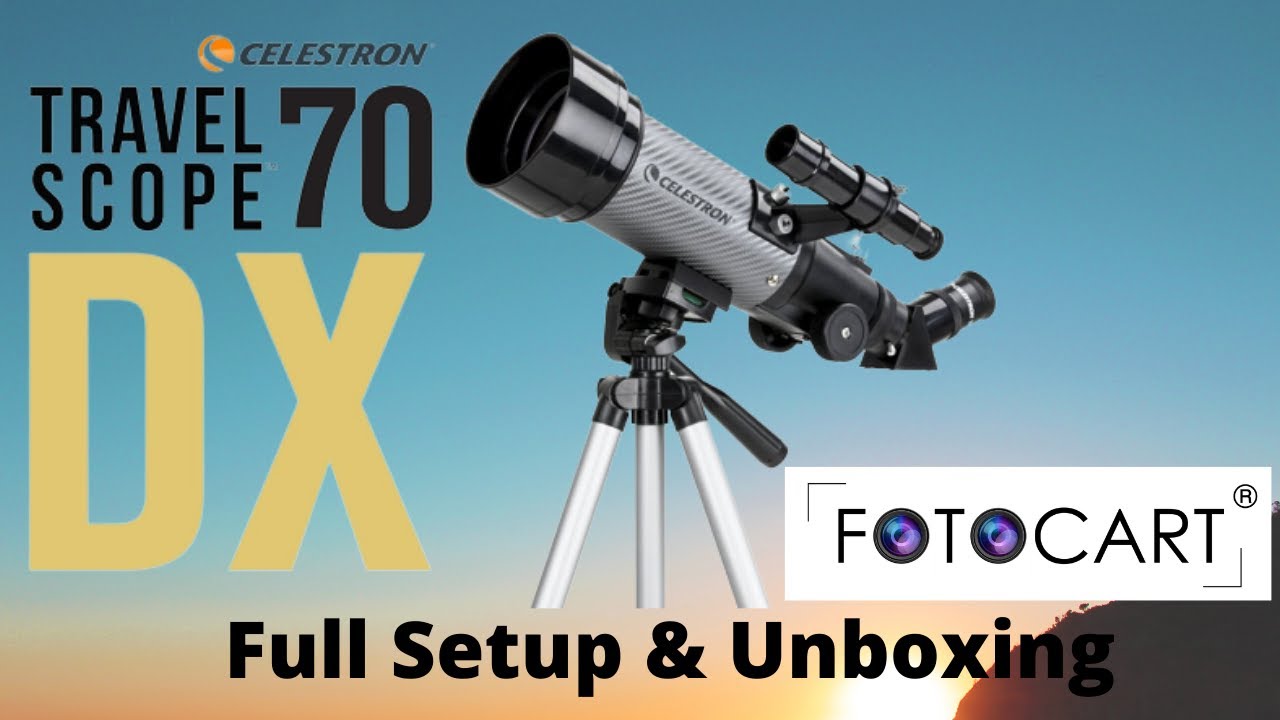 New Arrival Celestron TravelScope 70DX Telescope Unboxing and Setup Video for Telescope