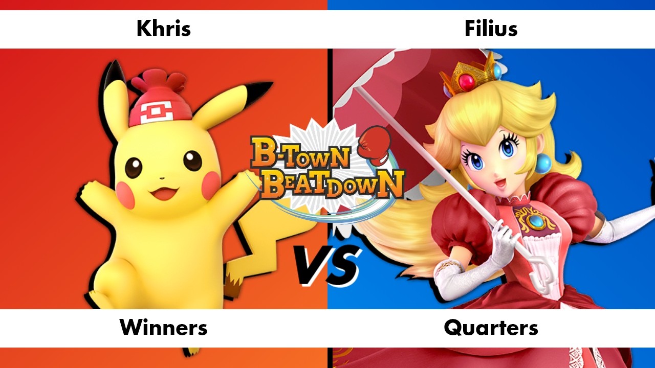 B-Town Beatdown 98 Winners Quarters: Khris (Pikachu) vs Filius (Peach)