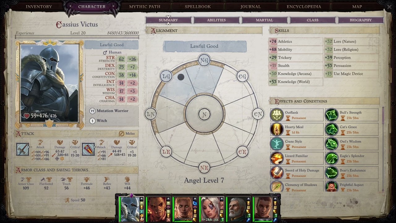 Pathfinder - Wrath of the Righteous: Heavy Armor Tank Build - Angel - Unfair viable