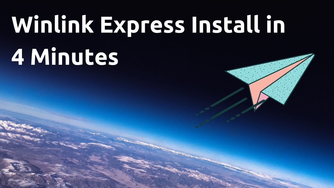 Winlink Express Installation and Base Setup