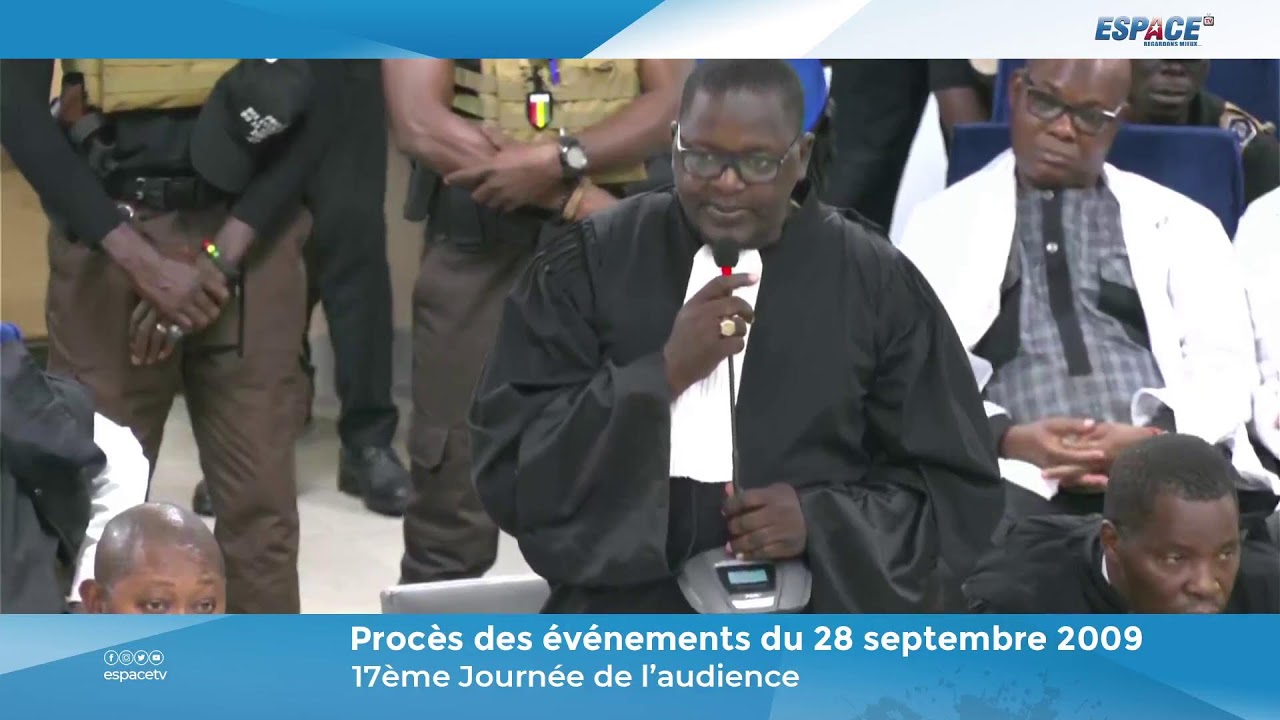 🔴 Procès du 28 Septembre (17ème Journée) 2ème Partie - 09 Novembre 2022 • ESPACE TV GUINEE