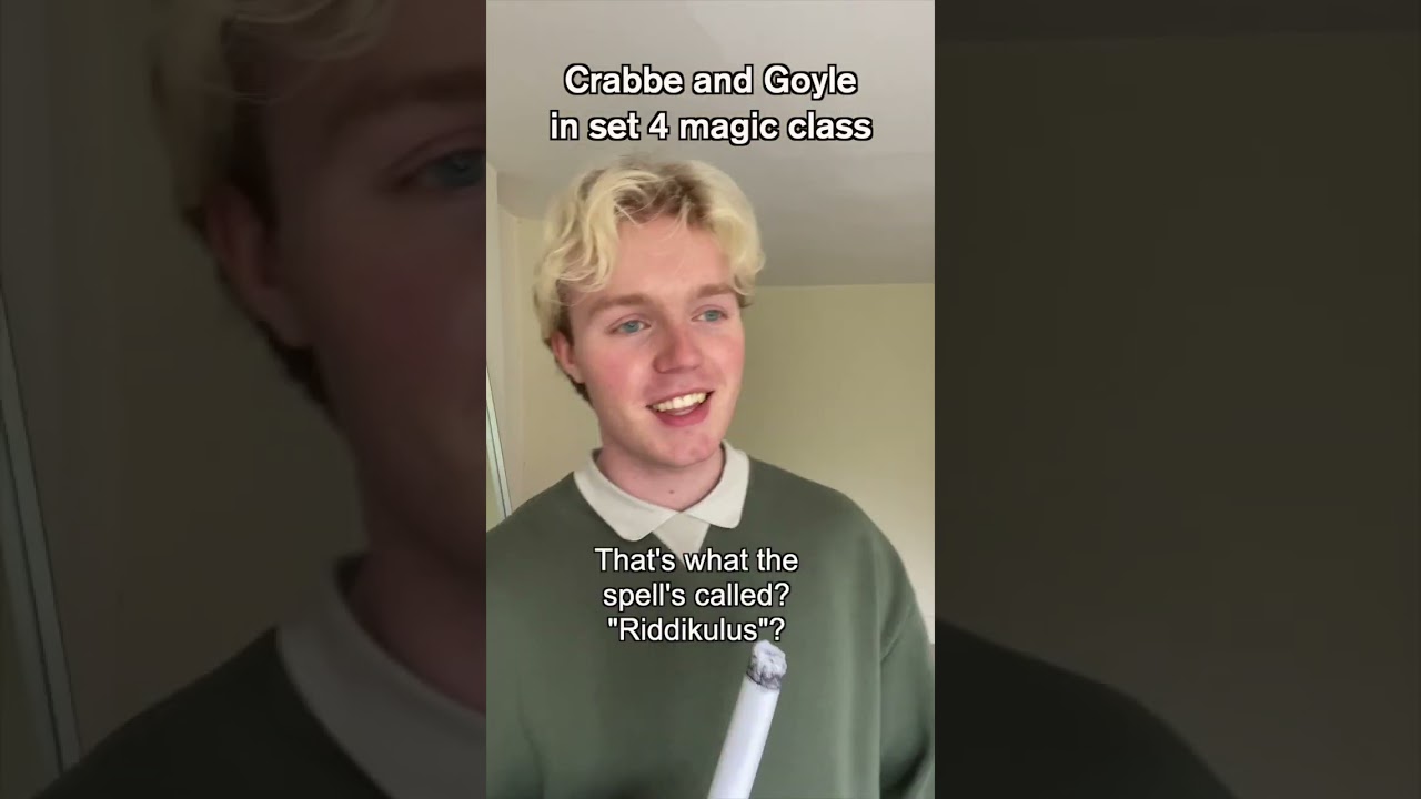 crabbe and goyle in set 4 magic class