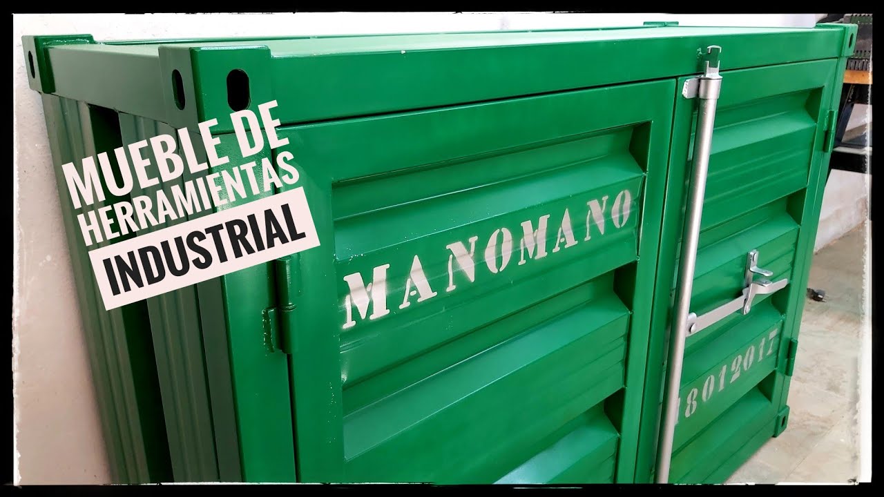 MUEBLE DE HERRAMIENTAS, ESTILO INDUSTRIAL