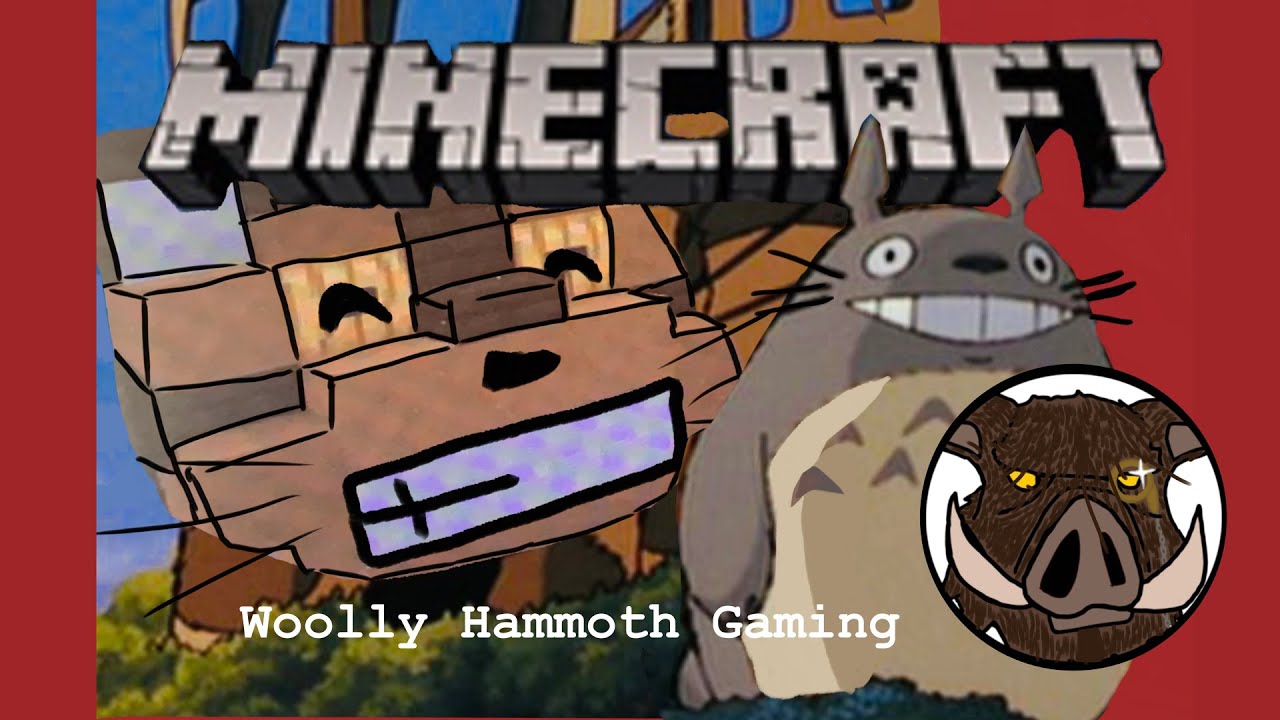 Studio Ghibli Minecraft Builds no.1 - Totoro and the Catbus