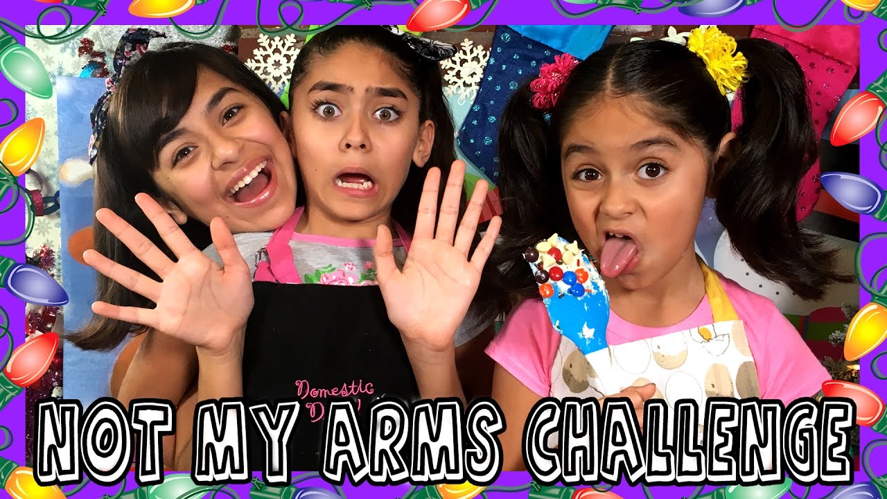 Not My Arms Challenge - Decorating Christmas Cookies : CHALLENGES // GEM Sisters