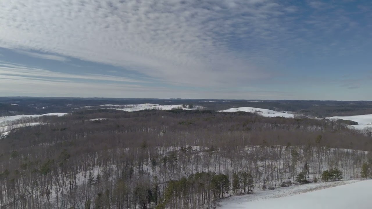 Snowy Appalachia Foothills 