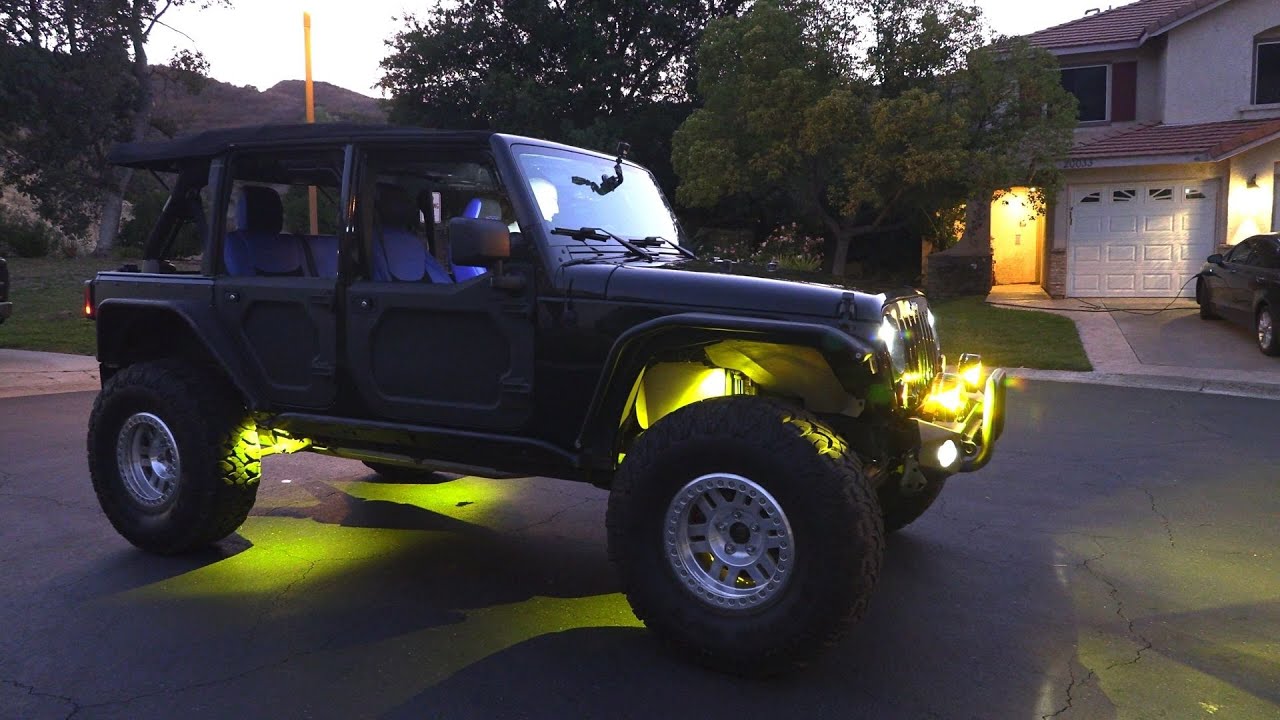 How To Jeep Install of Baja Designs LP6 and Rock Lights Kit