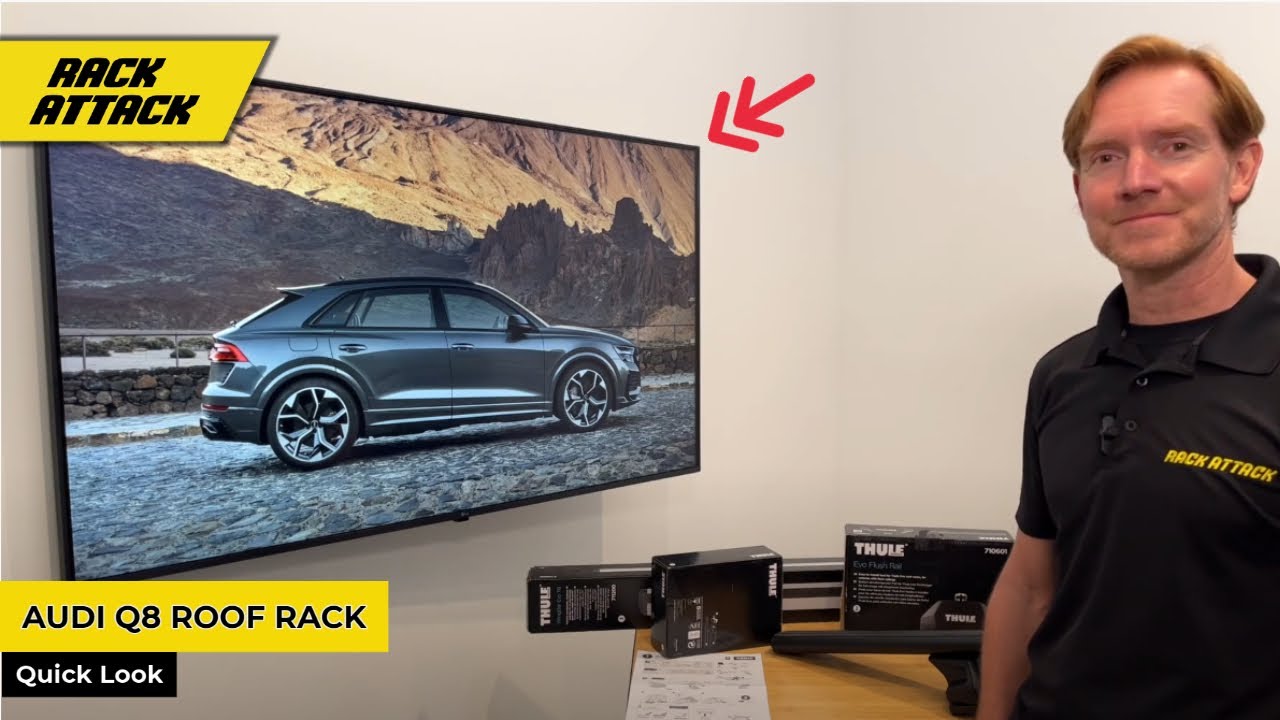 2019-2021+ Audi Q8 with Flush Side Rails - Thule's Best Roof Rack