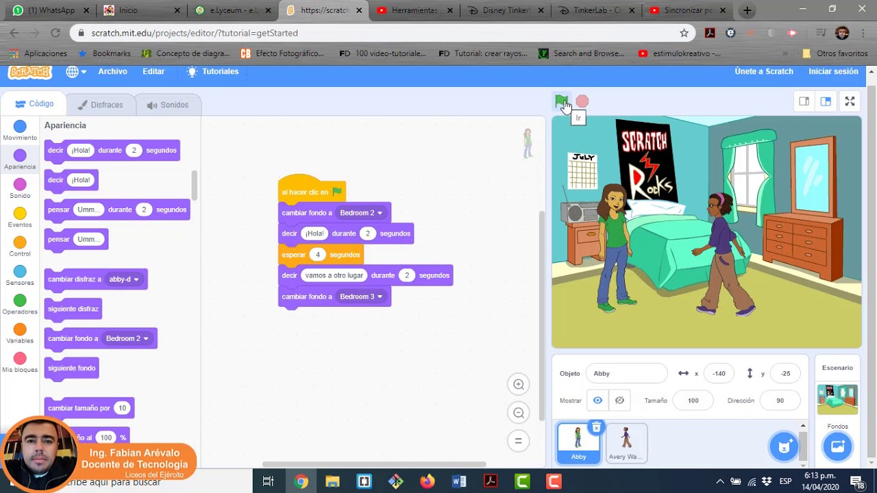 Diálogos en Scratch 3.0