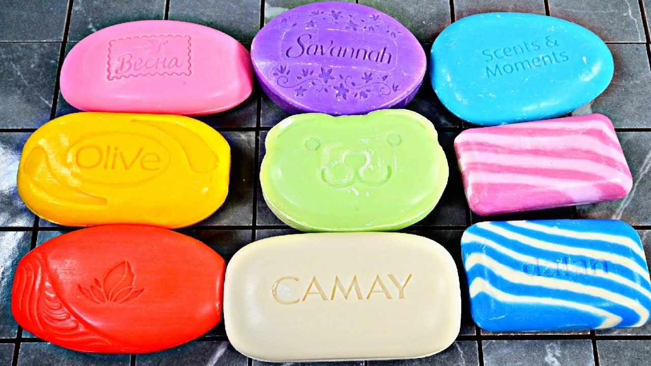 ASMR SOAP. 💚🩵🩷🤍Резка сухого мыла. Satisfying video💚🩵🩷🤍