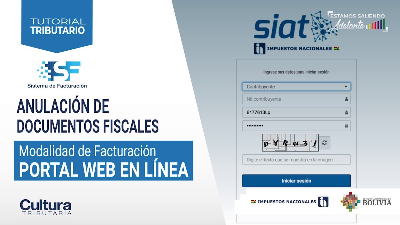 TUTORIAL - ANULACIÓN DE DOCUMENTOS FISCALES, Portal Web en Línea