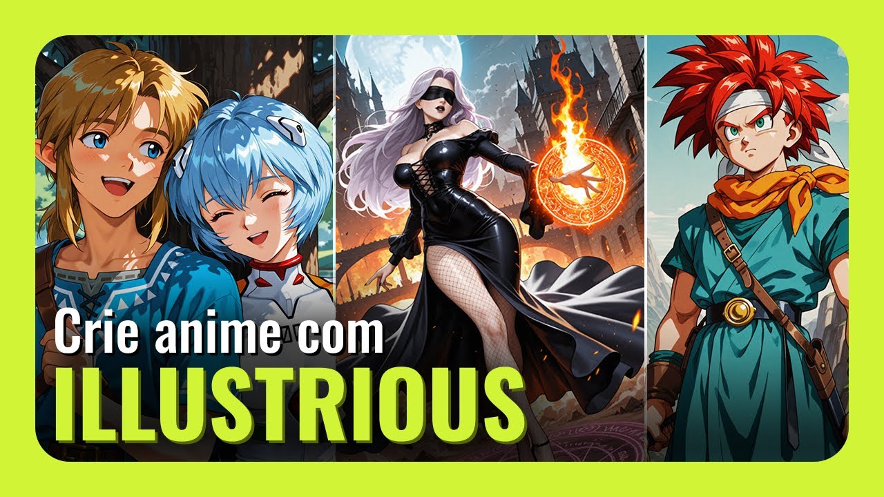Create anime images in ComfyUI with Illustrious (Stable Diffusion XL)