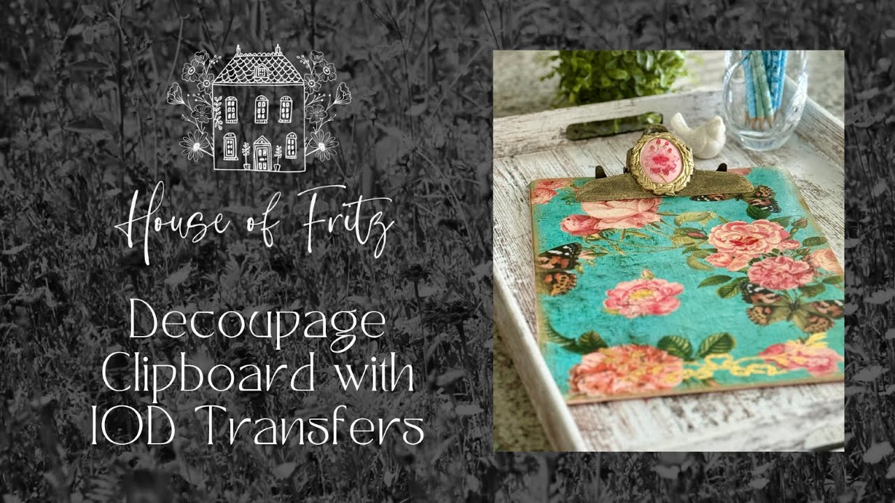 Roycycled Decoupage Clipboard Project