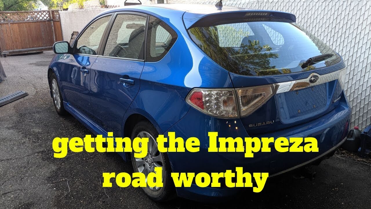 Новые тормоза и датчик угла поворота рулевого колеса для Impreza 2008 года выпуска