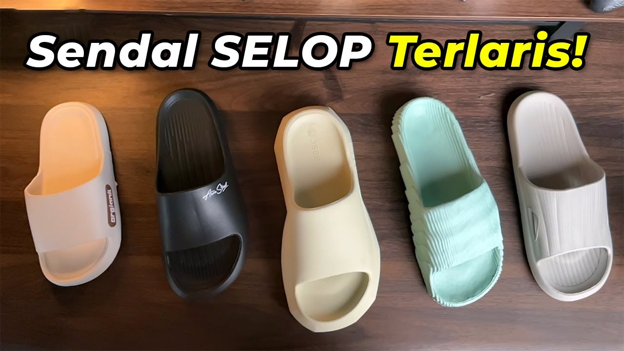 5 Sandal SELOP Kekinian Paling LARIS! Sendal Aesthetic, NYAMAN & AWET!
