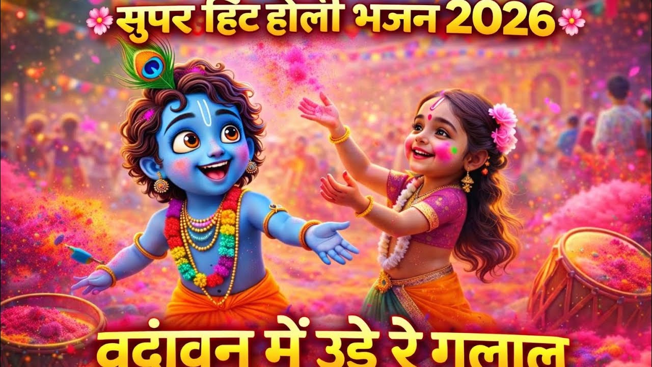 वृंदावन में उड़े रे गुलाल | सुपरहिट होली भजन 2026 | बरसाने की छोरी | Radha Krishna Holi Song  NAVAL 