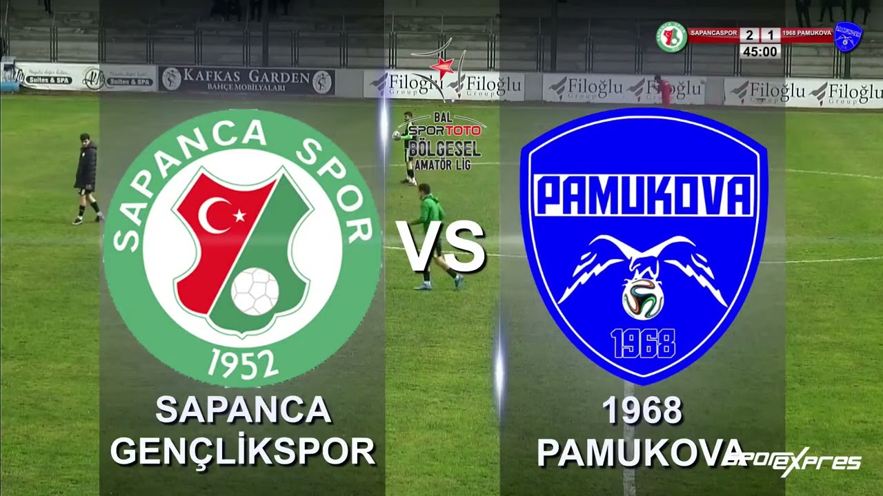 Sapanca Gençlikspor 3 - 2 Pamukova 1968 | Geniş Maç Özeti