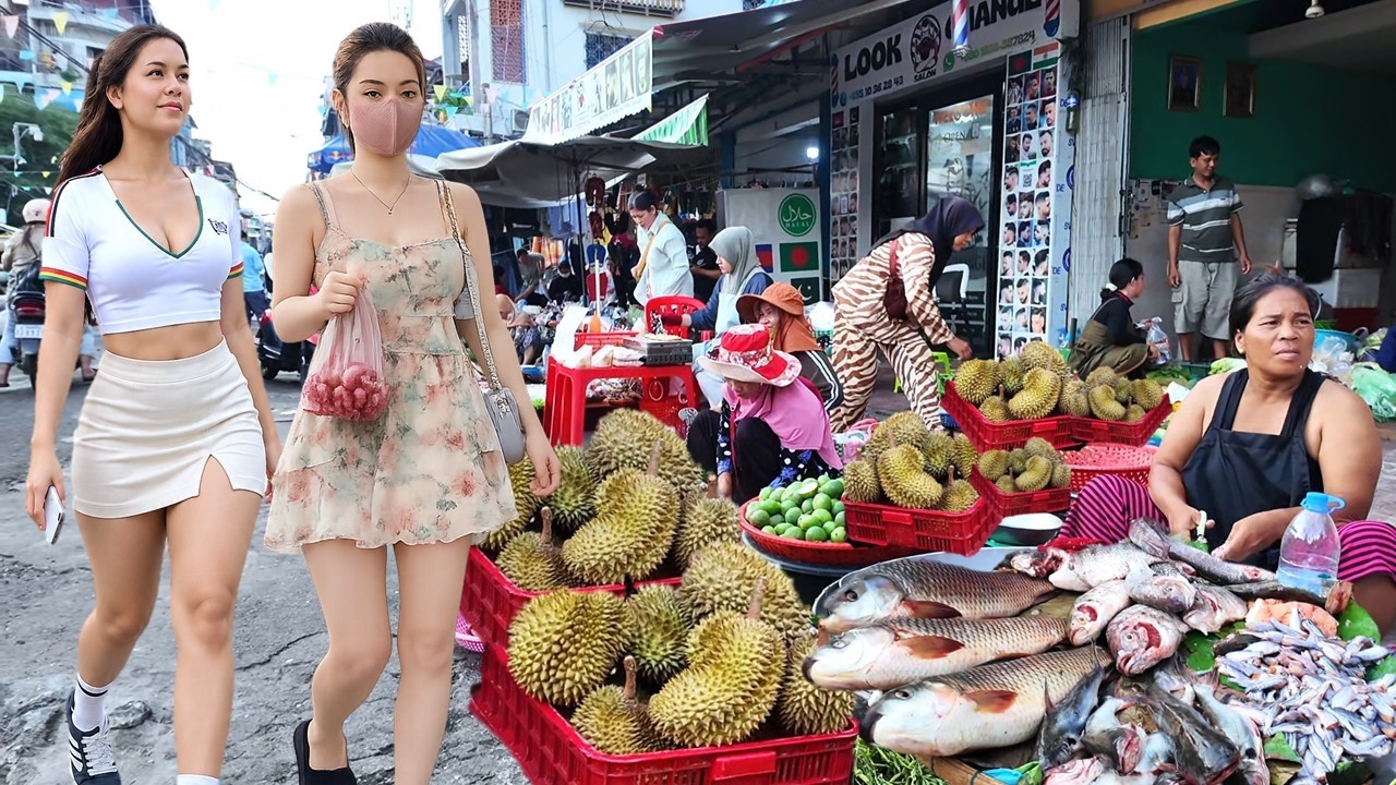Best CAMBODIAN Street Food 2026​ - Secrete Walking Tour in Phnom Penh Traditional Food Market