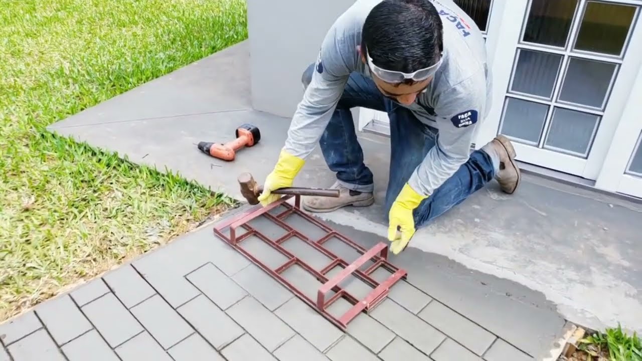 Concreto veja  Como fazer calçada de TIJOLINHO