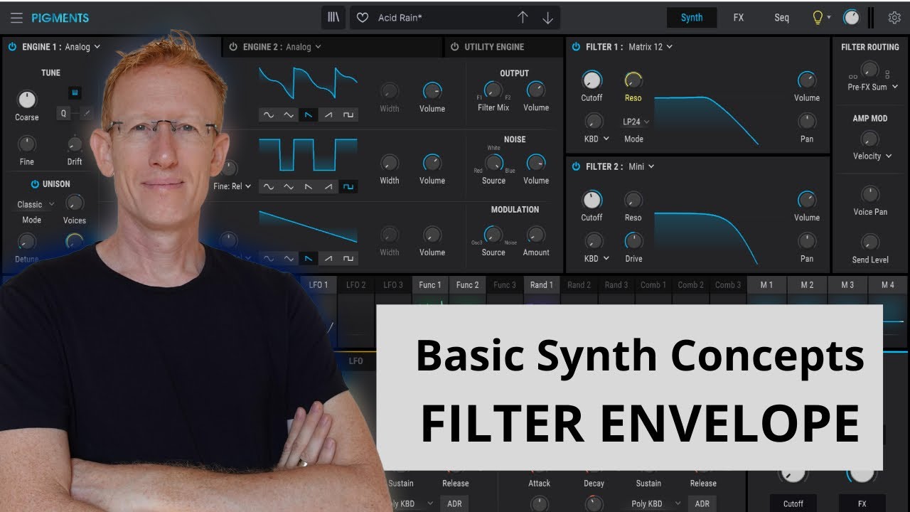 Basic Synth Concepts in Less than 5 min - What is a Filter Envelope