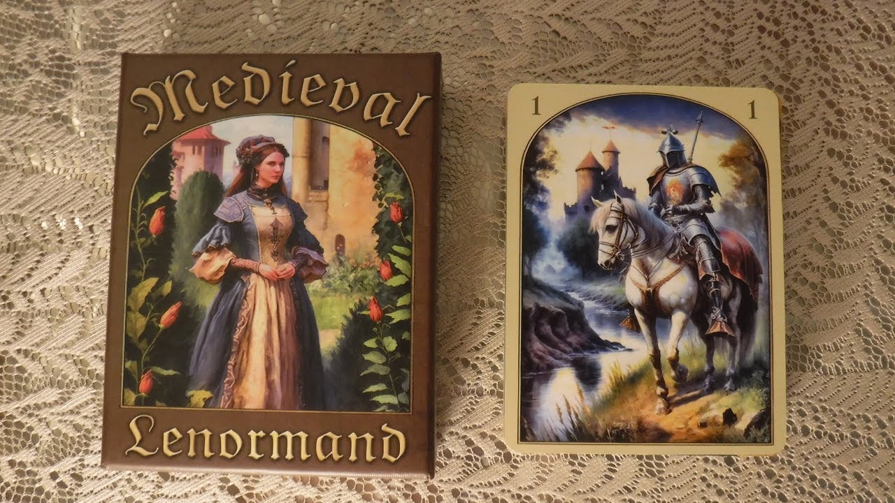 Medieval Lenormand Oracle Deck Flip Through