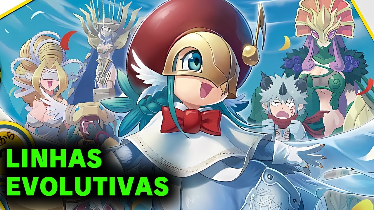 12 Deuses do Olimpo - Linhas Evolutivas Mais Utilizadas