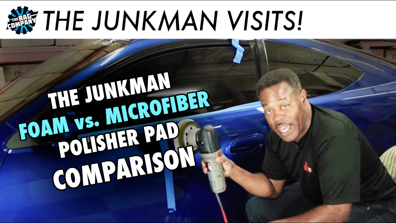 Foam vs. Microfiber Polisher Pad Comparison (w/ The Junkman)