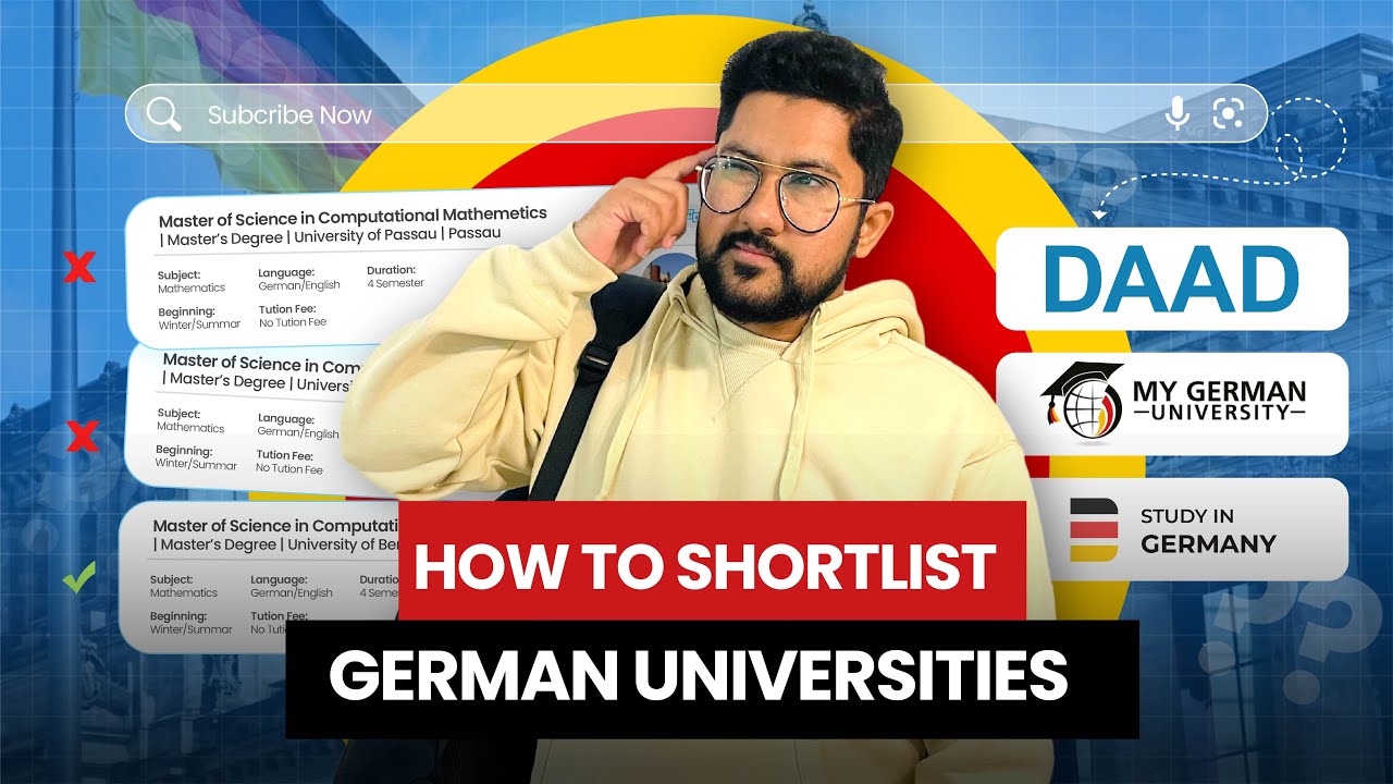 How to Shortlist German Universities?