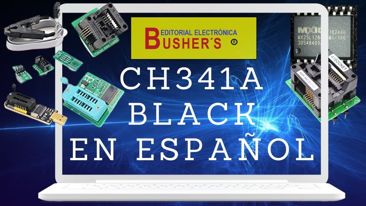 Programador CH341A. uso en Televisión, Automotriz memorias 24XXX, 25XXX, 93XXX, 95XXX