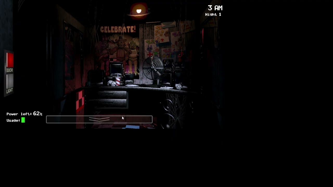 Playng FNAF 1 for the first time