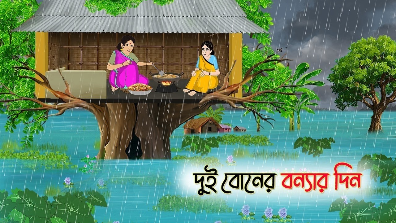 ভাত আর মাছের গন্ধ | Bengali Moral Story | Bangla Village Cartoon | Konna Golpo Cartoon
