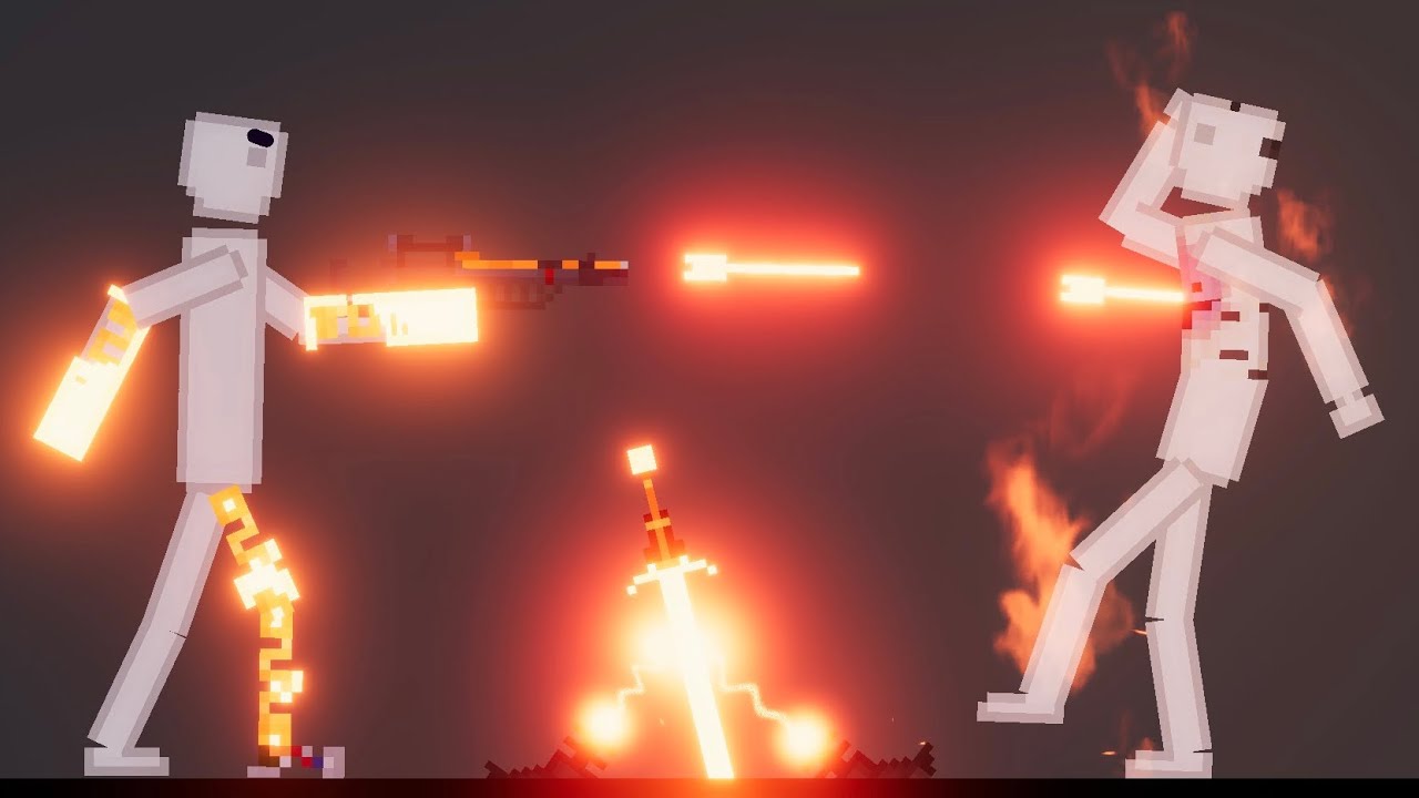 Glowing 10,000 Crossbow Degree - Experiments In People Playground