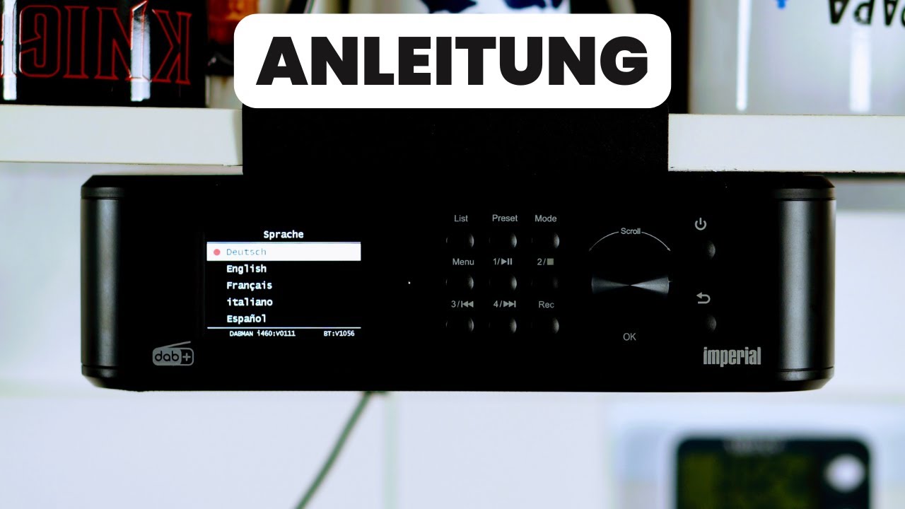 Imperial DABMAN i460 Anleitung Einrichtung und alle Funktionen