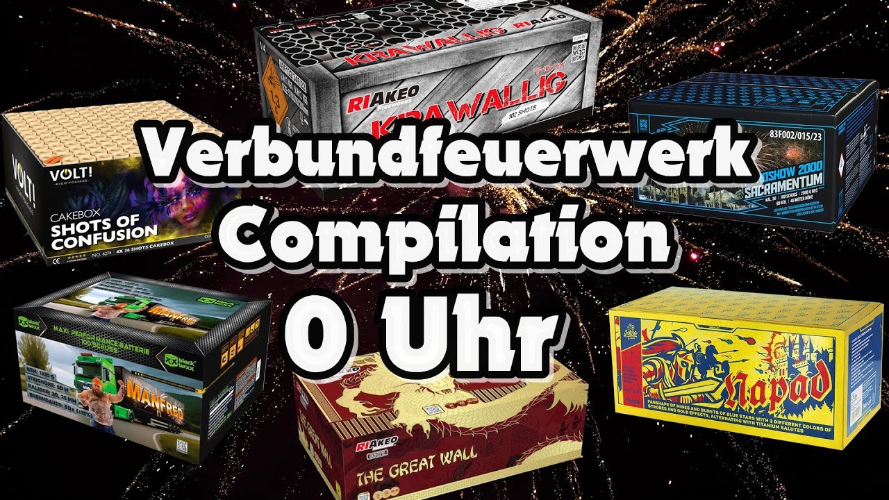 SILVESTER 2024/2025 I Verbundfeuerwerk Compilation I 0:00 UHR I Pyro Man