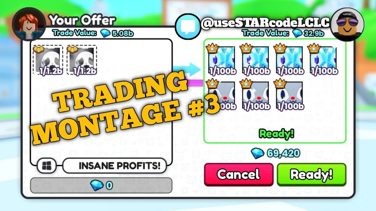 I Traded My Titanic Diamond Dragon to LcLc! How I Got 7 Titanics Insane Profits | Trading Montage #3