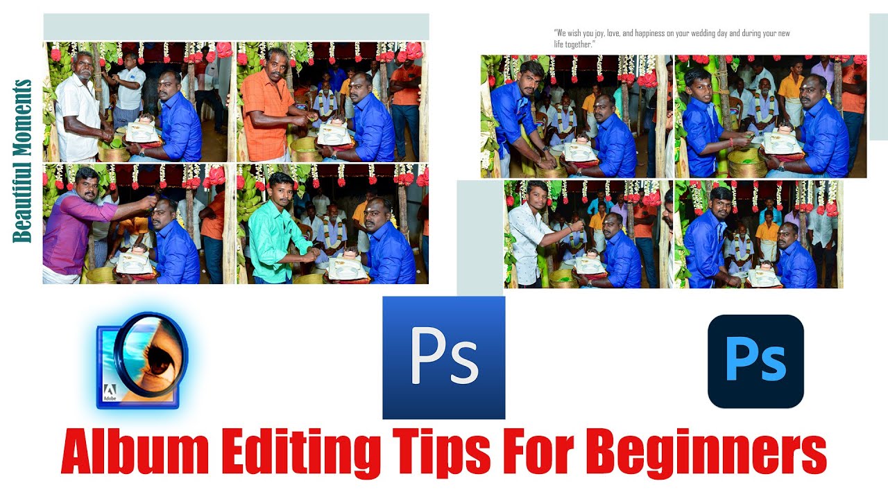 Wedding Photo Album Editing Tips in Photoshop - இந்திரா புகைப்படக் கலைக்கூடம்