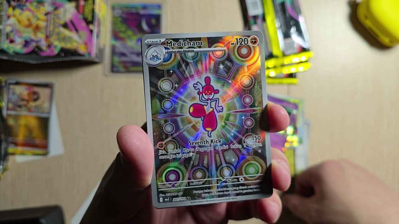 Brewek pokemon Mega Impian EX 5 pack #brewek #pokemon #pokemonID #megaimpianex