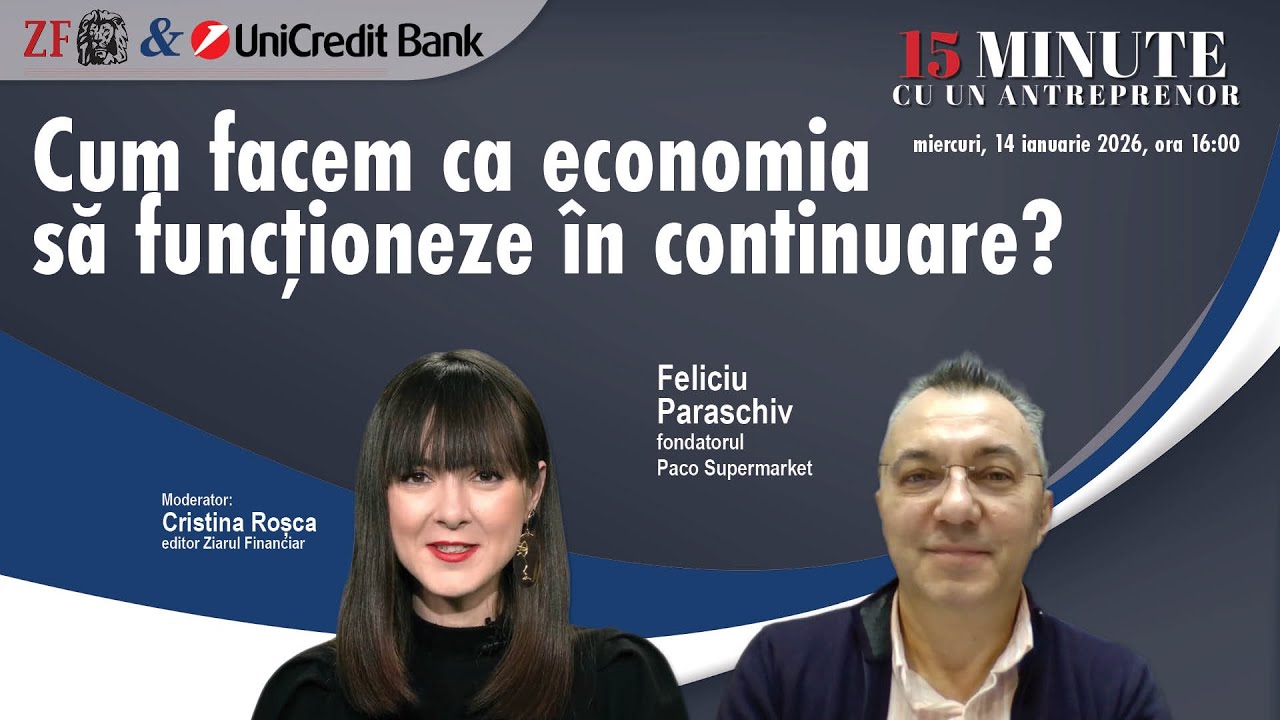 15 MINUTE CU UN ANTREPRENOR 12.01.2026