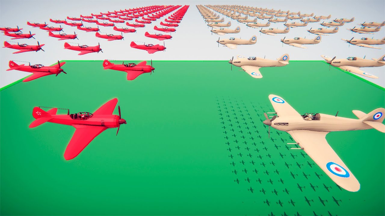 115 LA-7 VS 115 HURRICANE AIR BATTLE - Total Tank Simulator