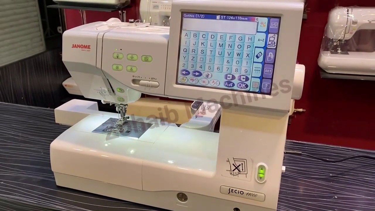 janome Memory craft 11000 usb supported machine review