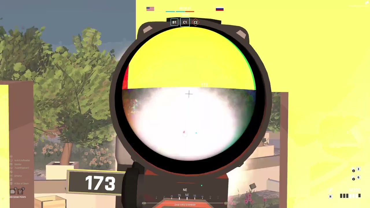 Battlebit sniping 97 kills 5 deaths pickaxe action on Tensa