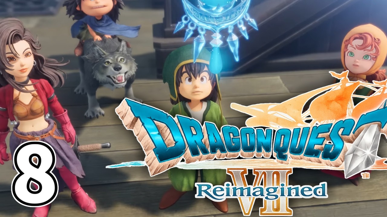 8【ドラクエ7 Reimagined】聖風の谷の続きからです