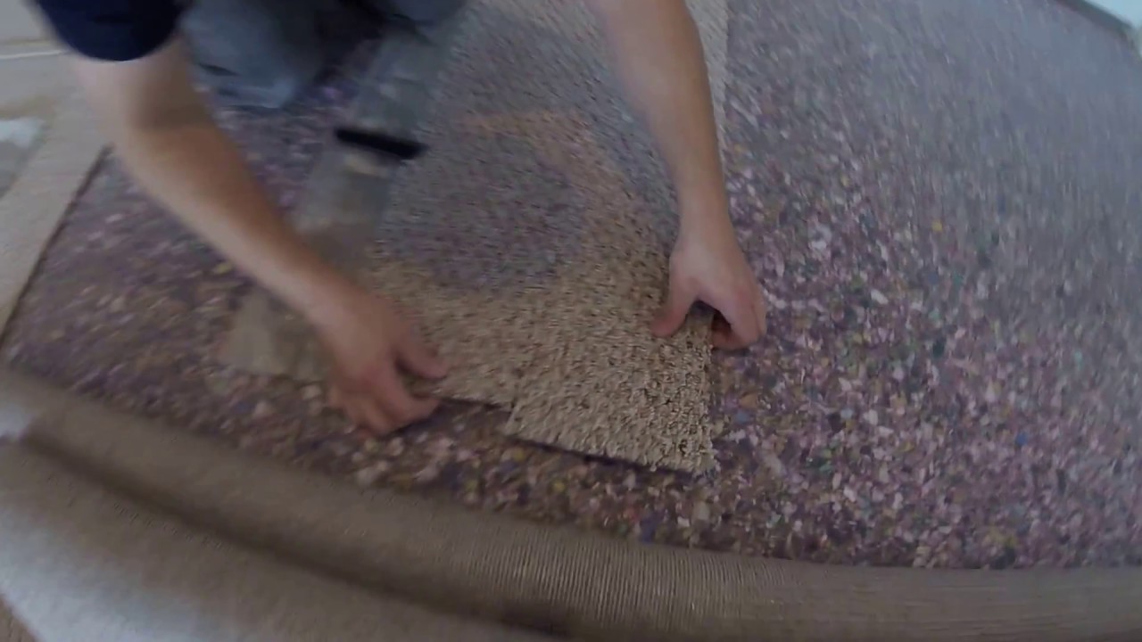 how to cut berber for a seam