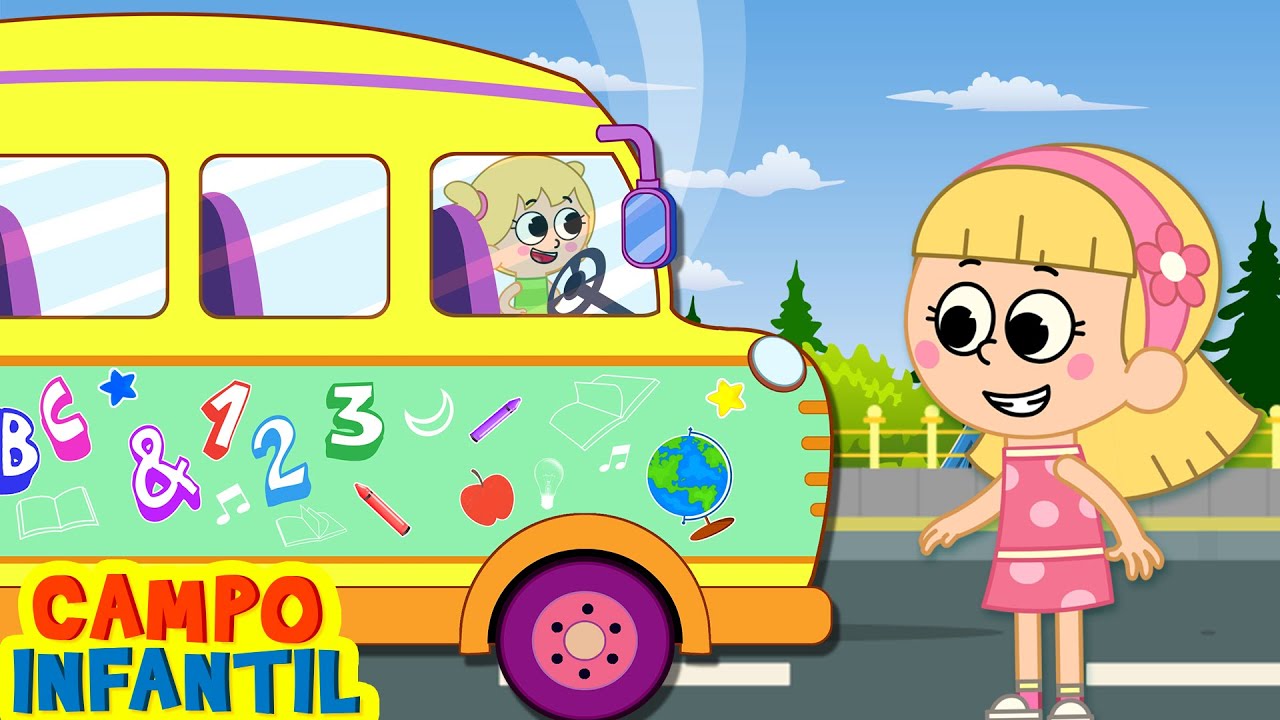 Las Ruedas Del Autobús ¡Nueva Versión! - Canciones Infantiles | Campo Infantil