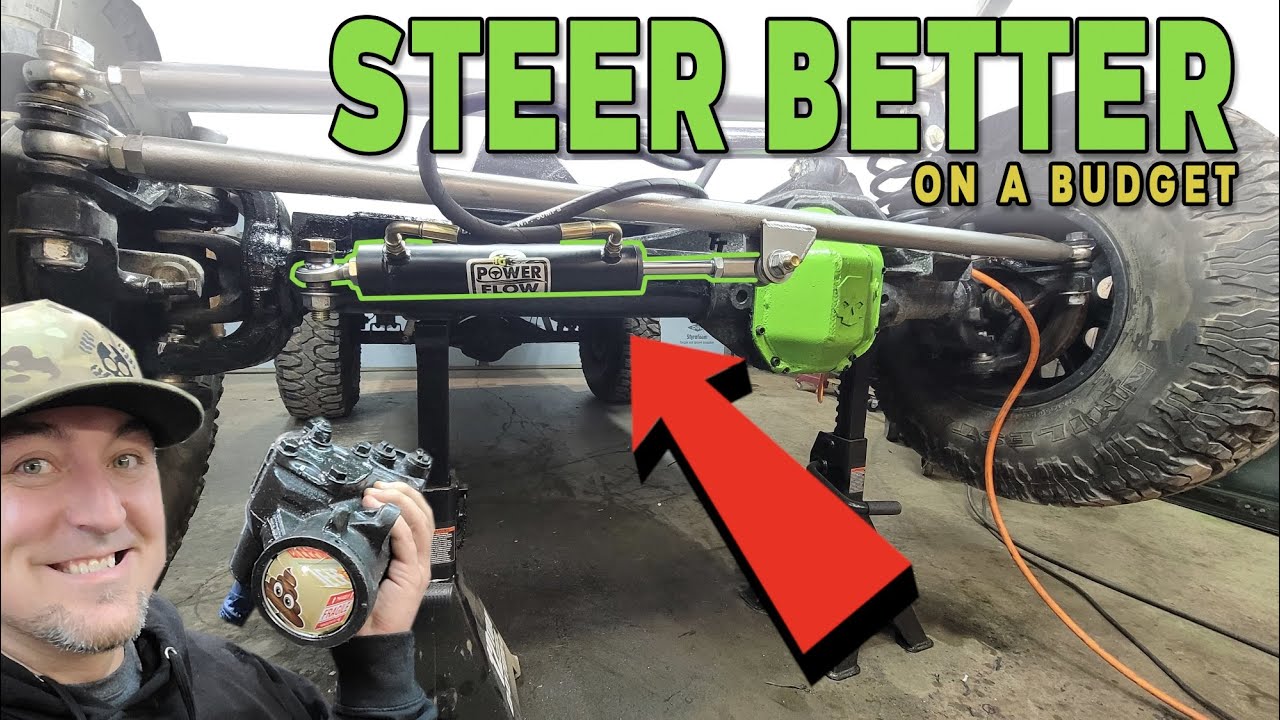 How To Make Budget Hydraulic Assist Steering!! Rats Nest Can Steer!